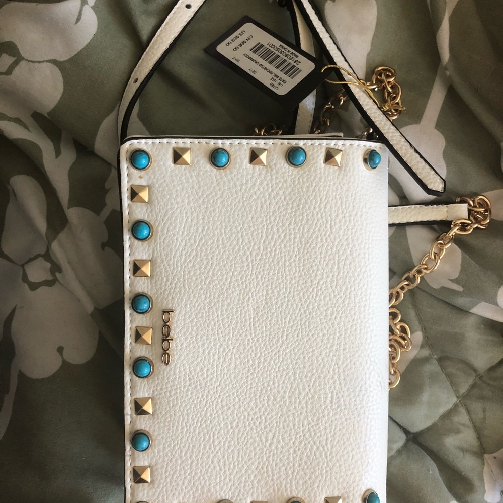 Bebe crossbody leather bag